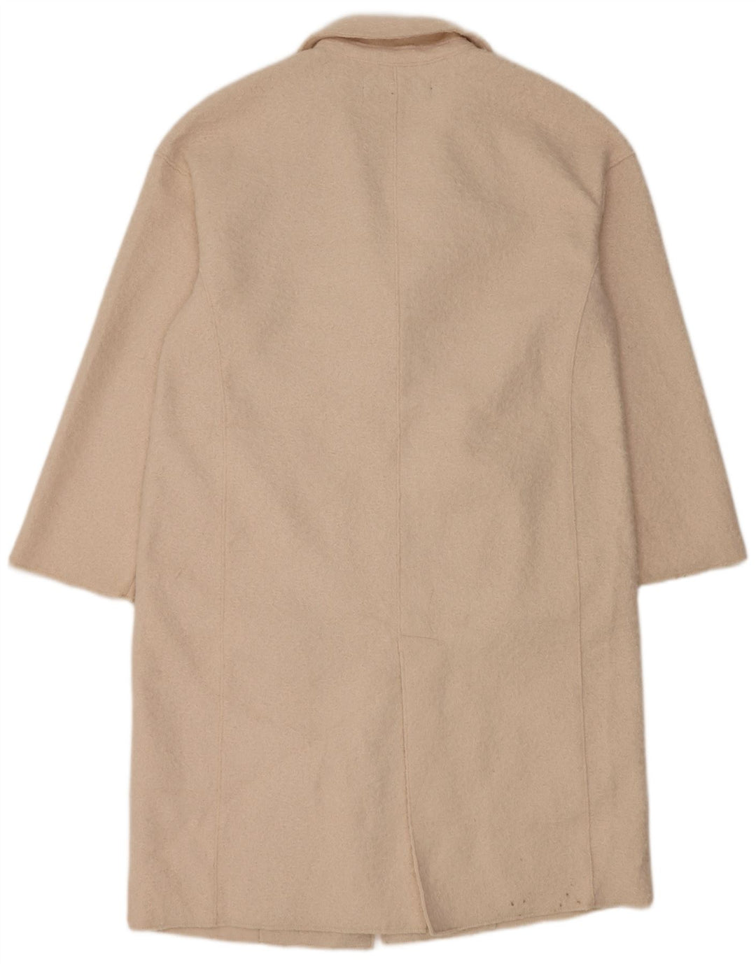 Zara Damen Übergroßer Mantel UK 10 Small Beige