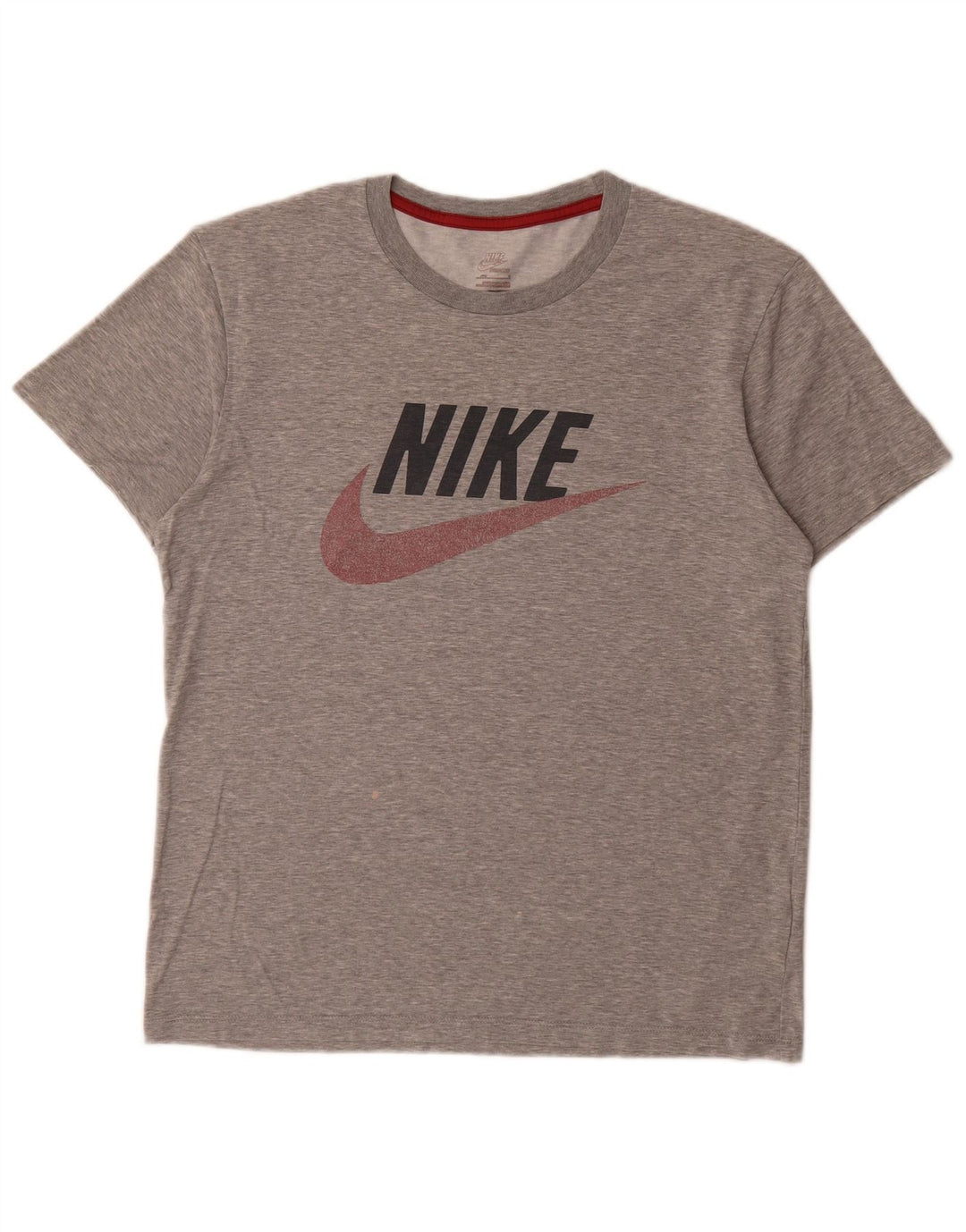 Nike Herren-T-Shirt mit Grafik, Größe S, graue Baumwolle