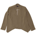 Marks & Spencer Damen Strickjacke Top UK 10 Small Khaki Polyester