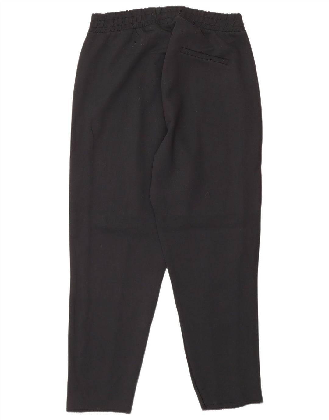 Zara Damen-Trainingshose UK 12 Mittelschwarzes Colourblock-Polyamid