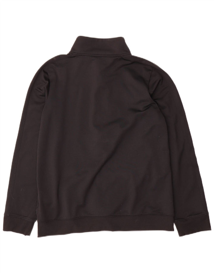 Under Armour Jungen-Trainingsanzug-Top-Jacke, 13–14 Jahre, XL, schwarzes Polyester