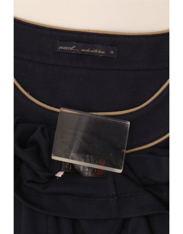 Next Damen-Etuikleid mit 3/4-Ärmeln, Gr. 44, Marineblau, Polyester