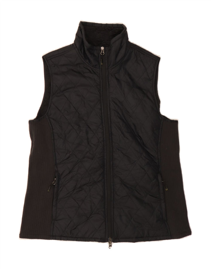 L.L.BEAN Womens Quilted Gilet UK 16 Large Black Polyester Vintage L.L.Bean and Second-Hand L.L.Bean from Messina Hembry 