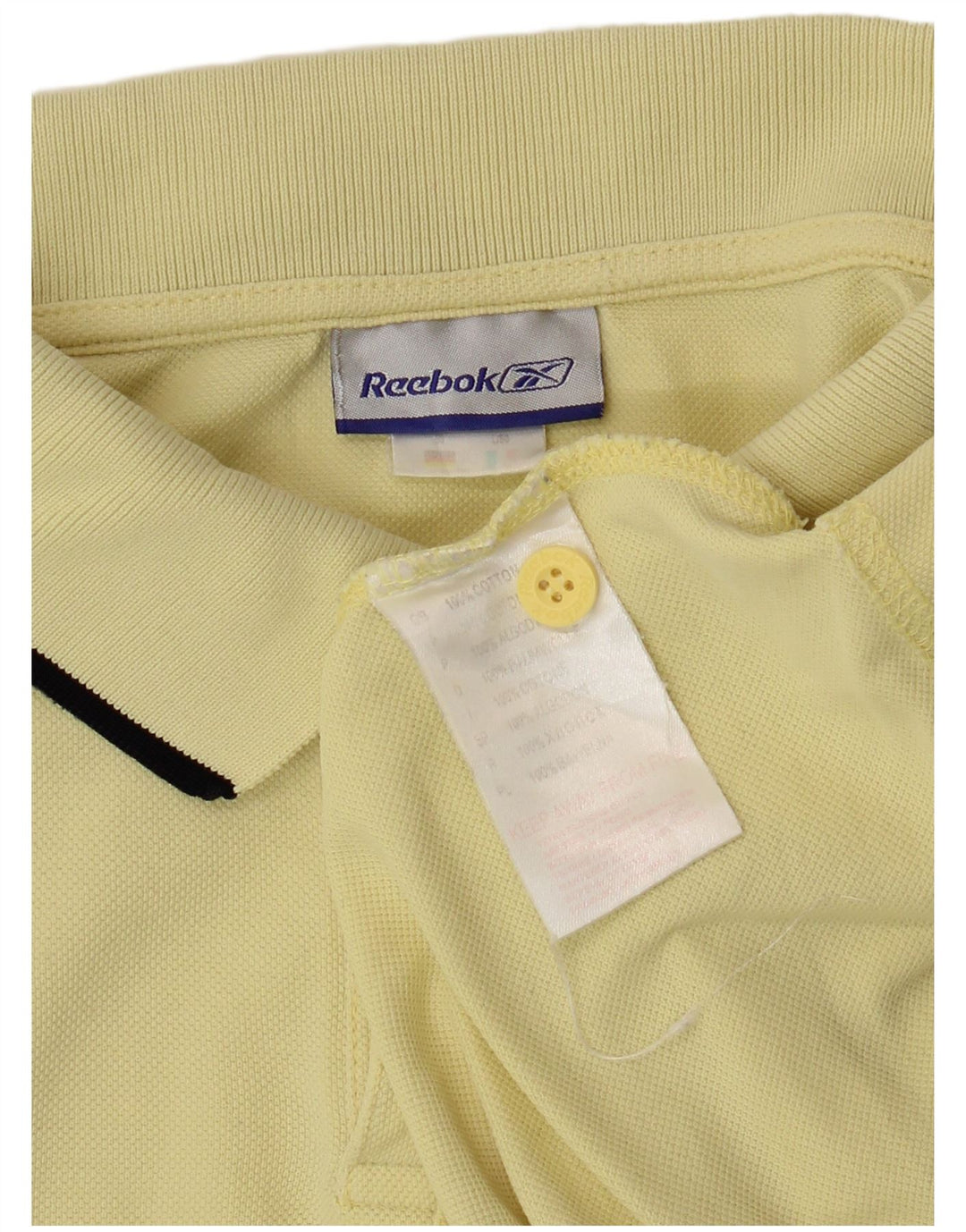 REEBOK Herren-Poloshirt aus mittelgelber Baumwolle