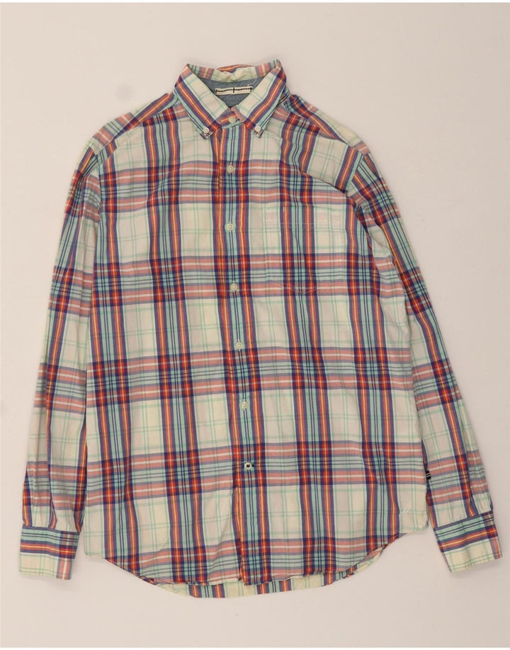 NAUTICA Mens Shirt Small Multicoloured Check Cotton Vintage Nautica and Second-Hand Nautica from Messina Hembry 