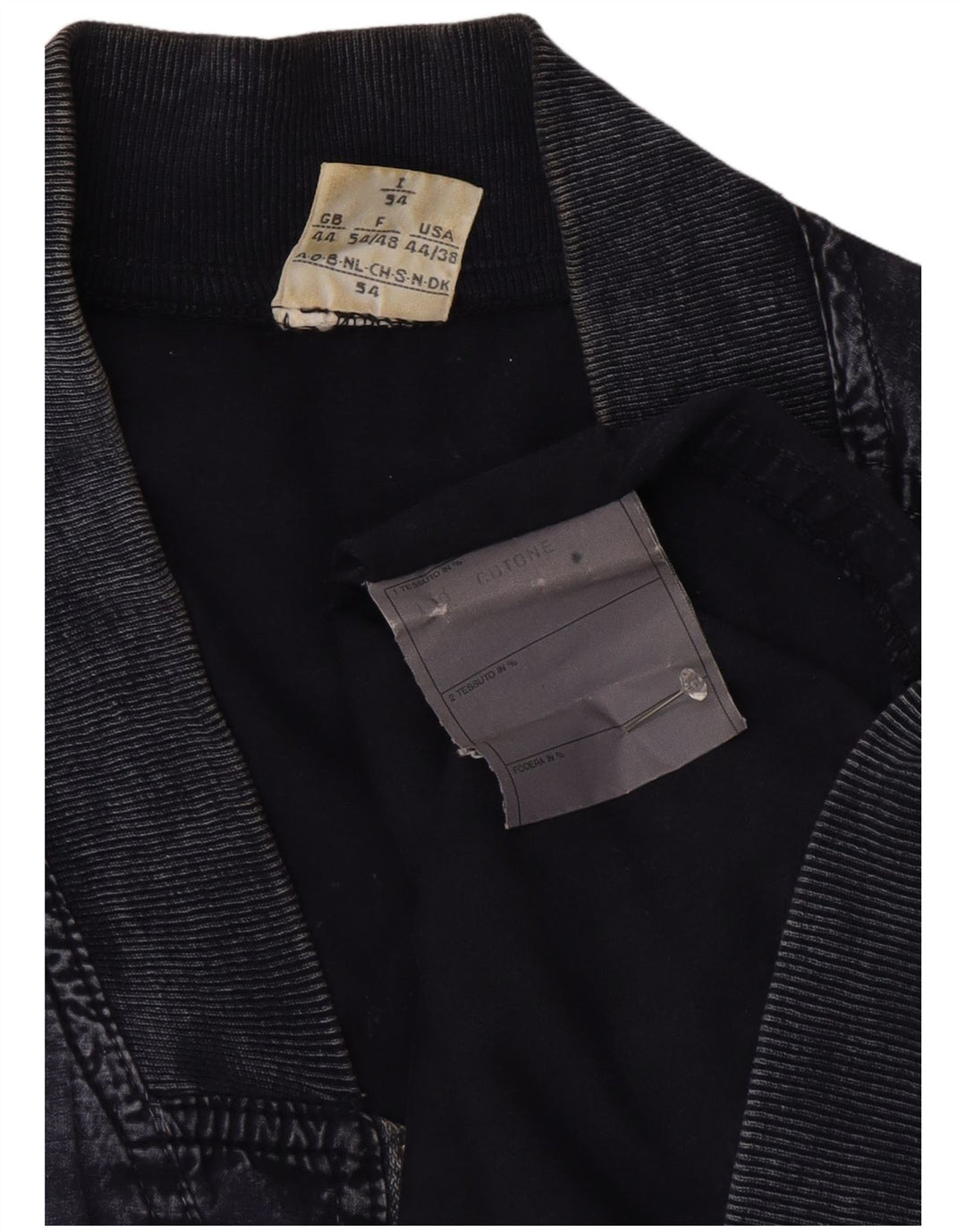 Belfe & Belfe Herren Jeansjacke UK 44 2XL Marineblau Baumwolle