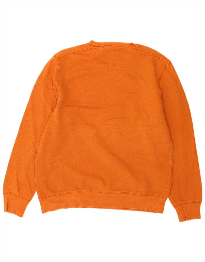 Izod Herren-Sweatshirt-Pullover aus mitteloranger Baumwolle
