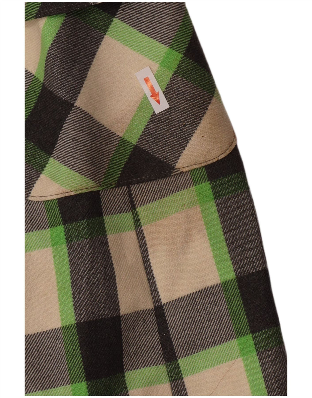 Vintage Damen Mantel UK 12 Medium Mehrfarbig kariert Schurwolle