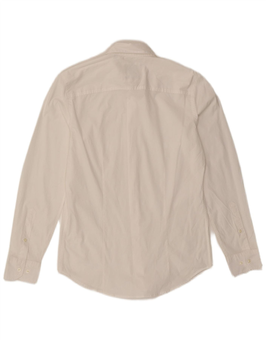 Sisley Herren Slim Fit Hemd Größe 40 15 3/4 Mittelweiß