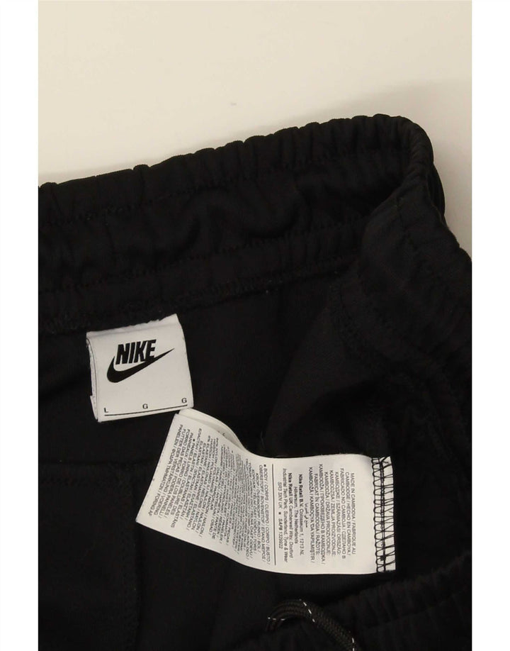 Nike Herren-Trainingshose mit Grafik, Größe L, Schwarz, Farbblock
