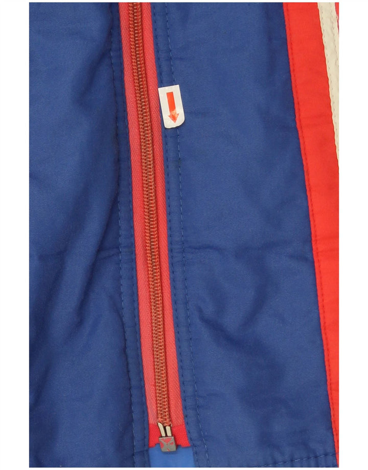 Impidimpi Herren-Windbreaker-Jacke, UK 36, klein, blau gestreift, Polyamid