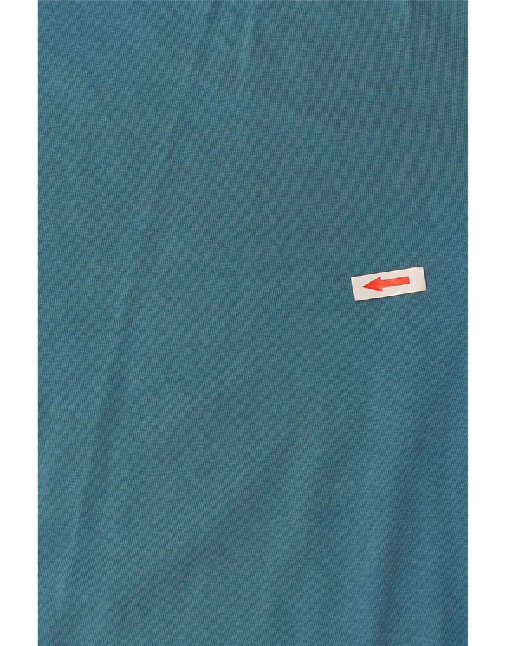 Lyle & Scott Herren T-Shirt Top Small Blau Colourblock Baumwolle