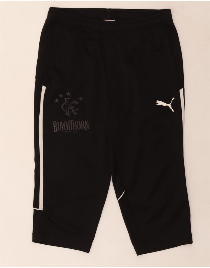 Puma Herren Graphic Capri-Trainingshose, Größe S, Schwarz, Polyester