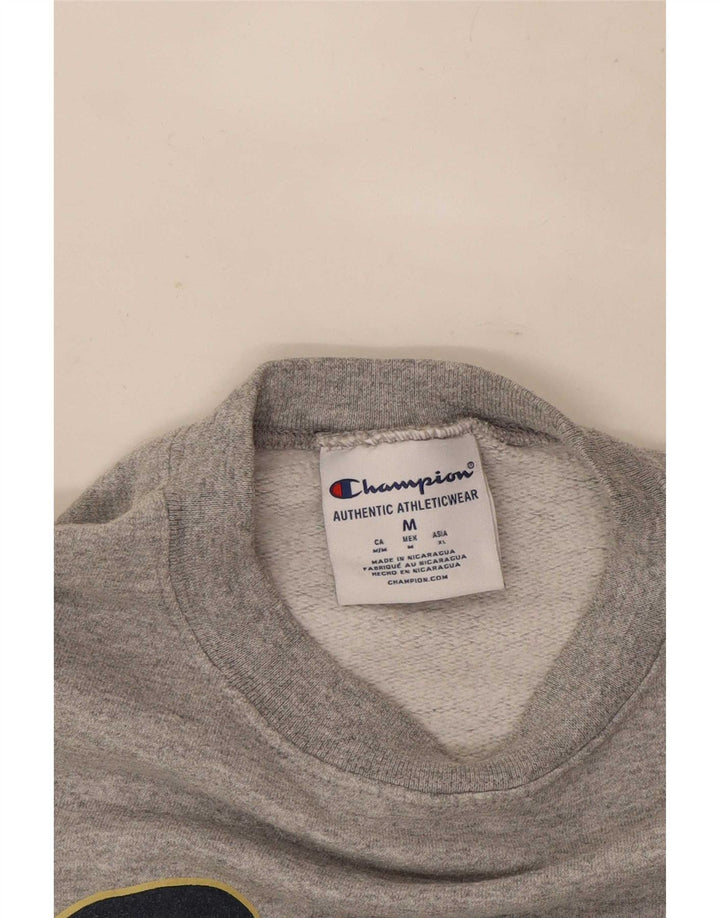 Champion Herren-Sweatshirt mit Grafik, mittelgrau gefleckt