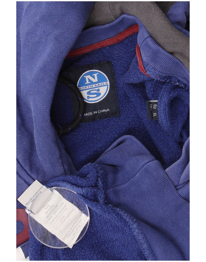 NORTH SAILS Herren-Kapuzenpullover mit Grafik, groß, marineblau, Baumwolle