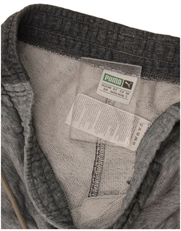 Puma Herren-Sportshorts, Größe S, Grau, Colourblock-Baumwolle