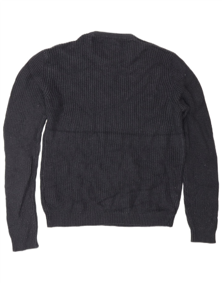 Jack & Jones Herren-Pullover mit Rundhalsausschnitt, Mittelblau, Acryl