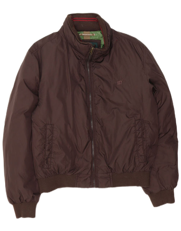 Henry Cottons Herren Bomberjacke IT 54 2XL Braunes Polyamid