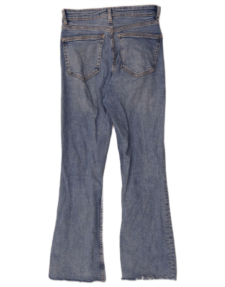 Zara Damen Bootcut Jeans EU 36 XS W26 L26 Blau