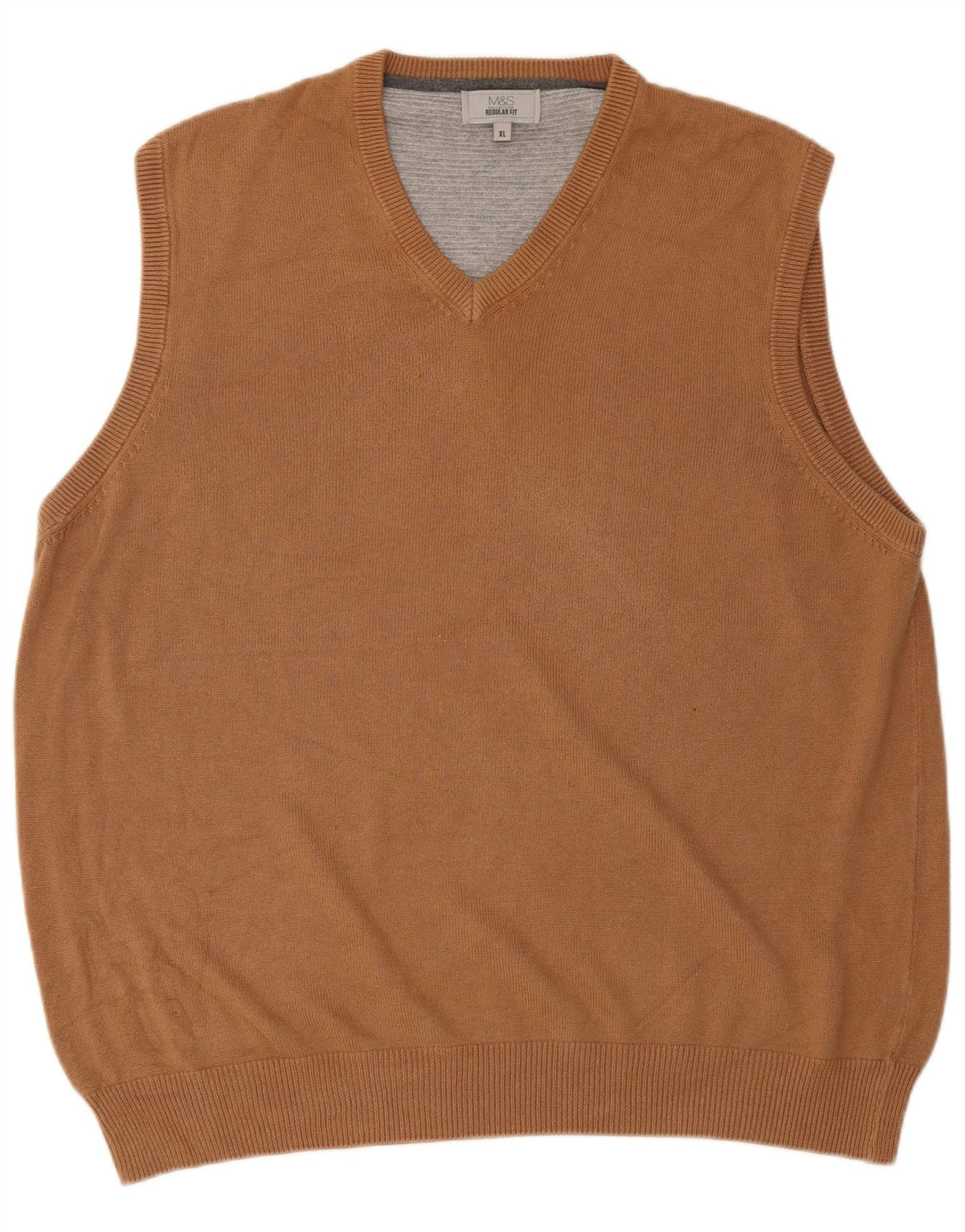 Marks & Spencer Herren-Tanktop mit normaler Passform, XL, Braun
