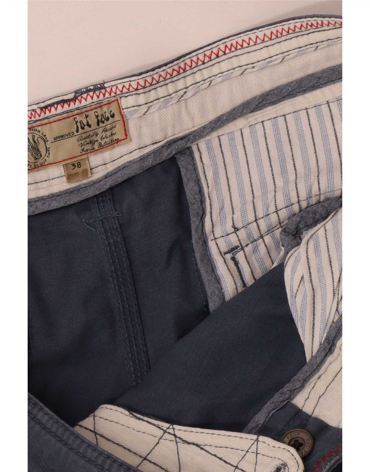 Fat Face Herren Cargoshorts W38 XL Marineblau Baumwolle