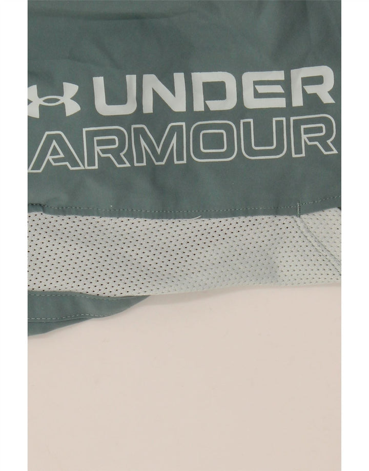 Under Armour Herren-Sportshorts mit Grafik, Mittelgrün, Farbblock