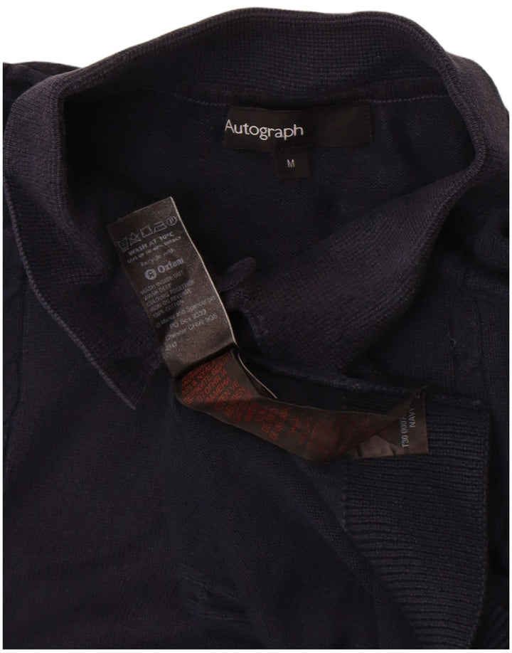 Marks & Spencer Herren Autograph Polo Neck Pullover Pullover Medium Marineblau