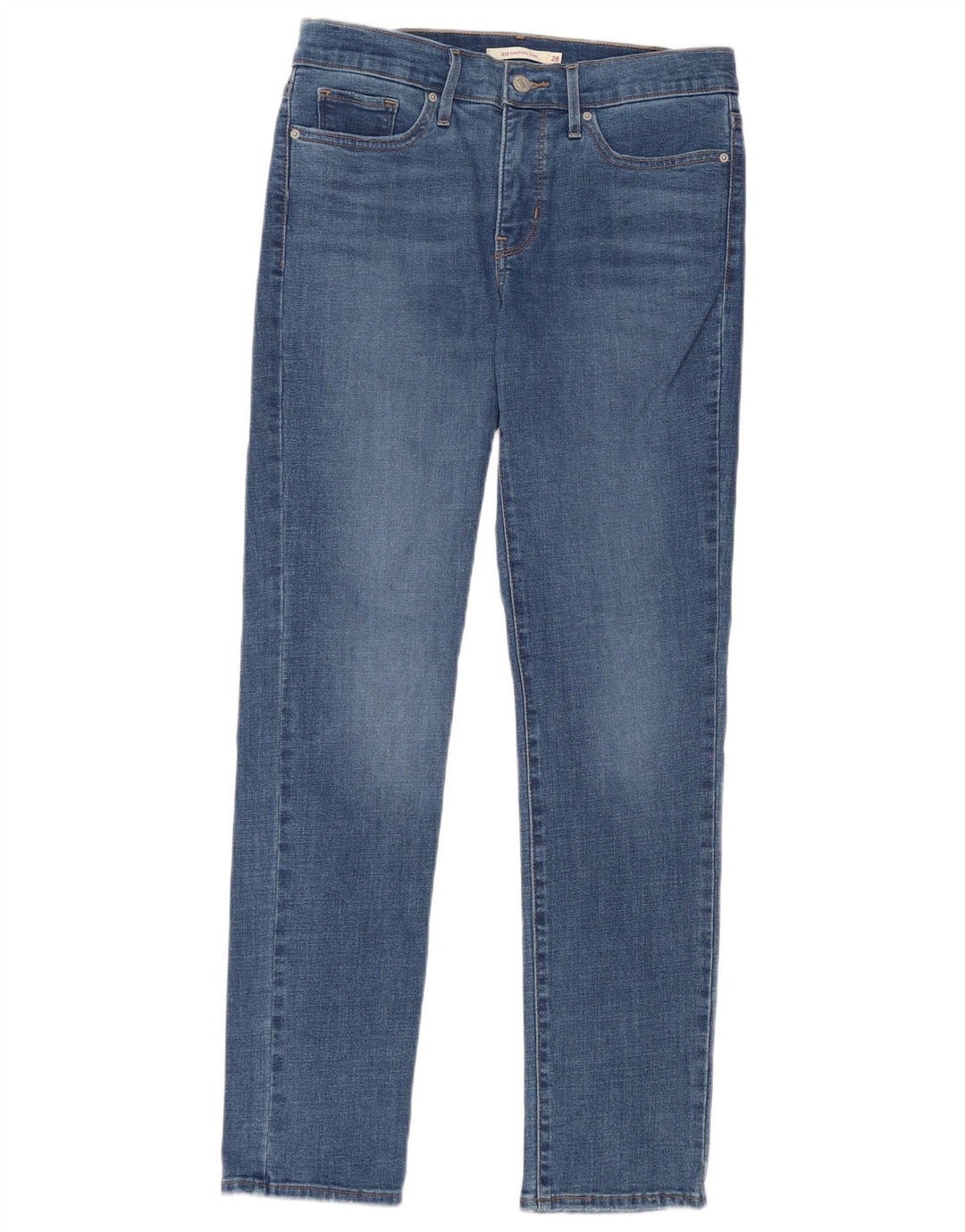 Levi's Damen 312 Shaping Slim Jeans W28 L30 Blaue Baumwolle