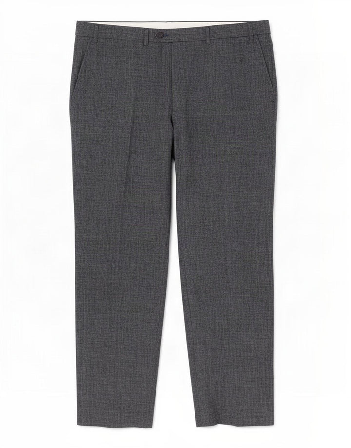 Gerade Herren-Anzughose von Marks & Spencer, W42, L31, graues Leinen