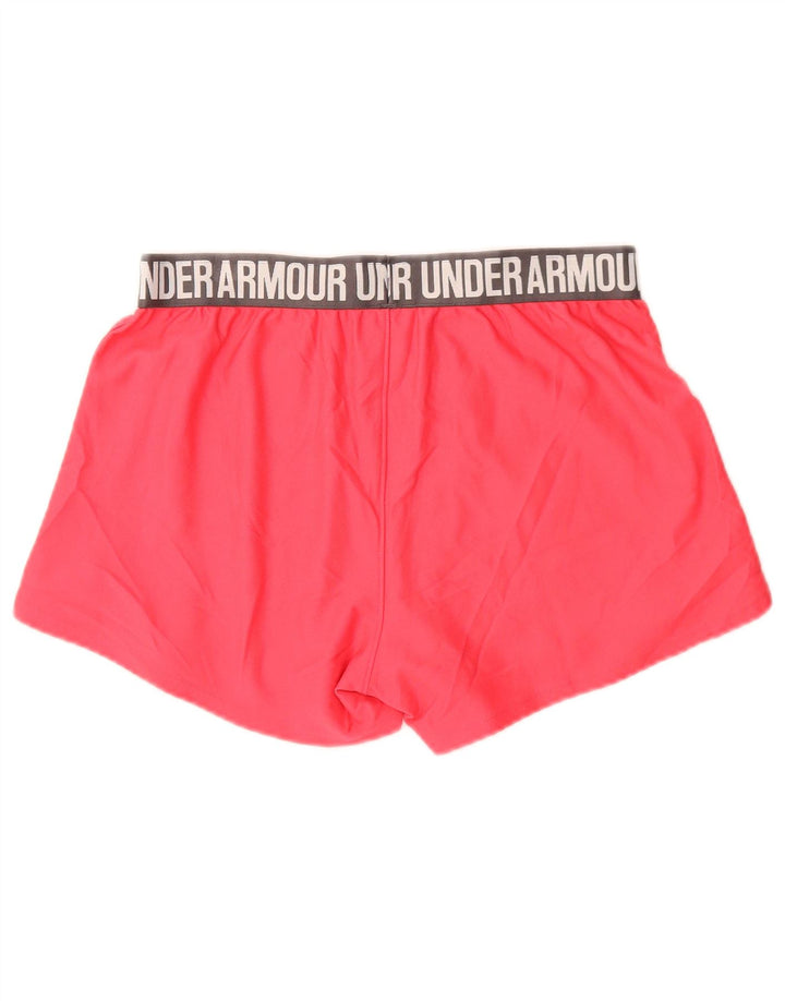 Under Armour Damen Graphic Sport Shorts UK 10 Small Pink