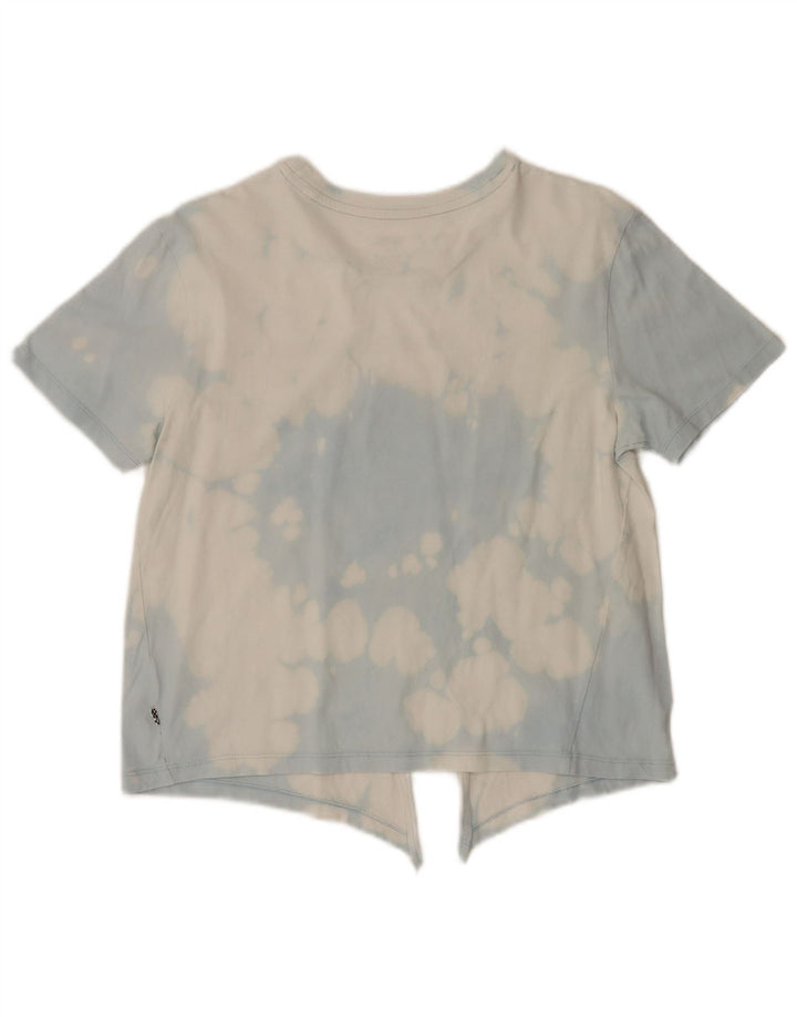 Vans Damen Grafik-T-Shirt Top UK 10 Small Weiß Tie Dye