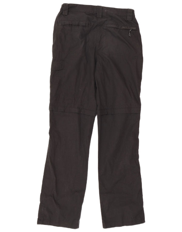 Mountain Warehouse Damen gerade Cargohose UK 8 Small W28 L30 Schwarz