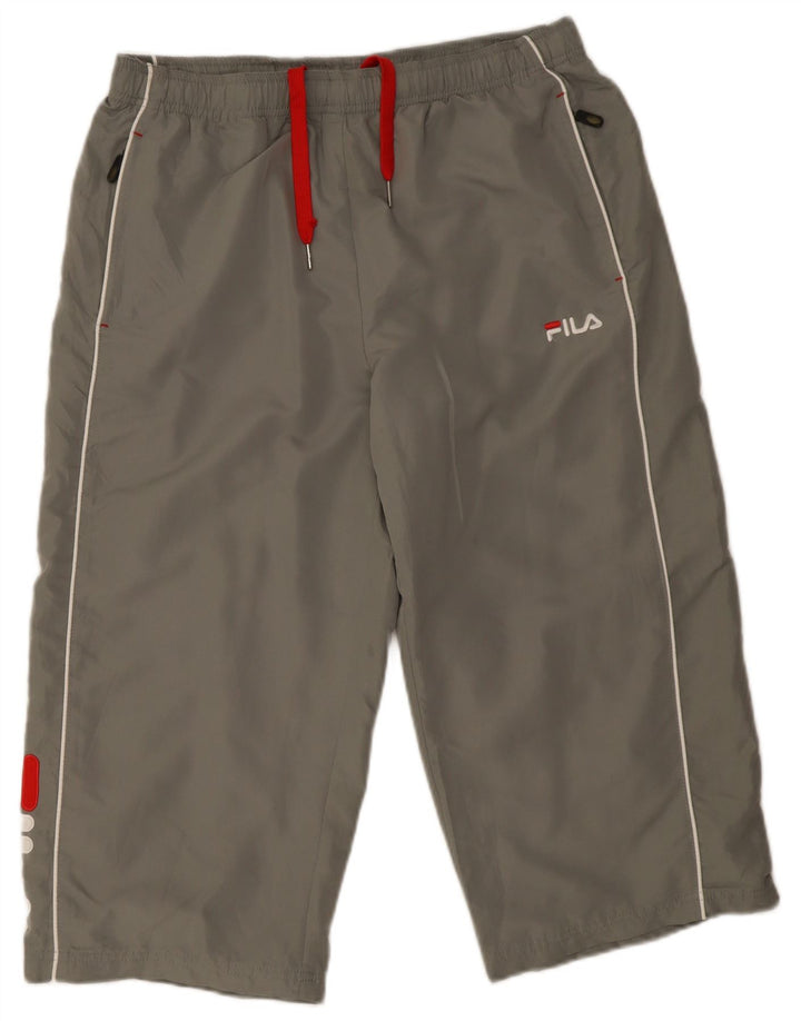 Fila Herren Graphic Capri Trainingshose XL Grau Polyester