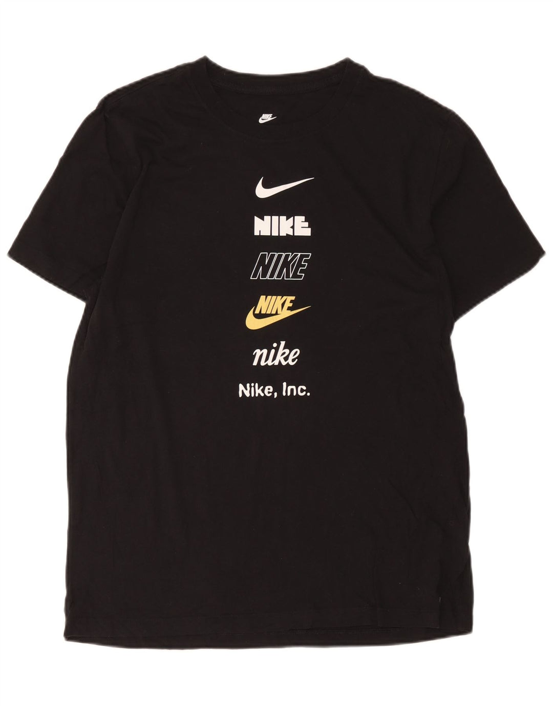 Nike Herren-T-Shirt mit Grafik, groß, aus schwarzer Baumwolle