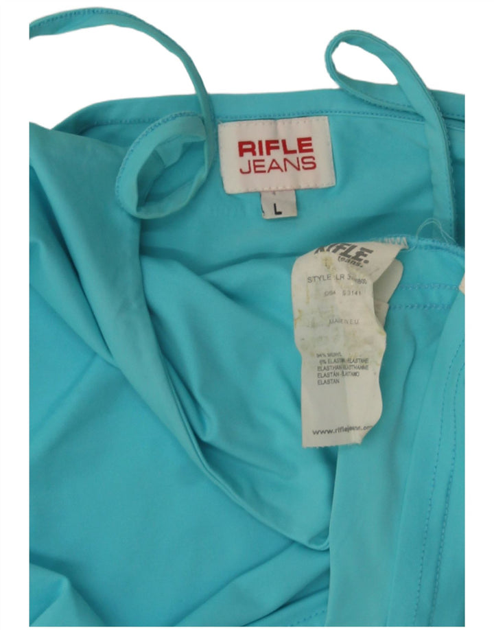 Rifle Damen Crop Cami Top UK 14 Large Blau