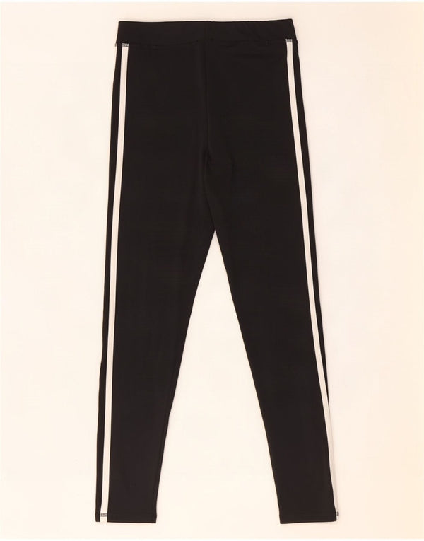 Adidas Mädchen-Leggings, 13–14 Jahre, schwarzes Polyester