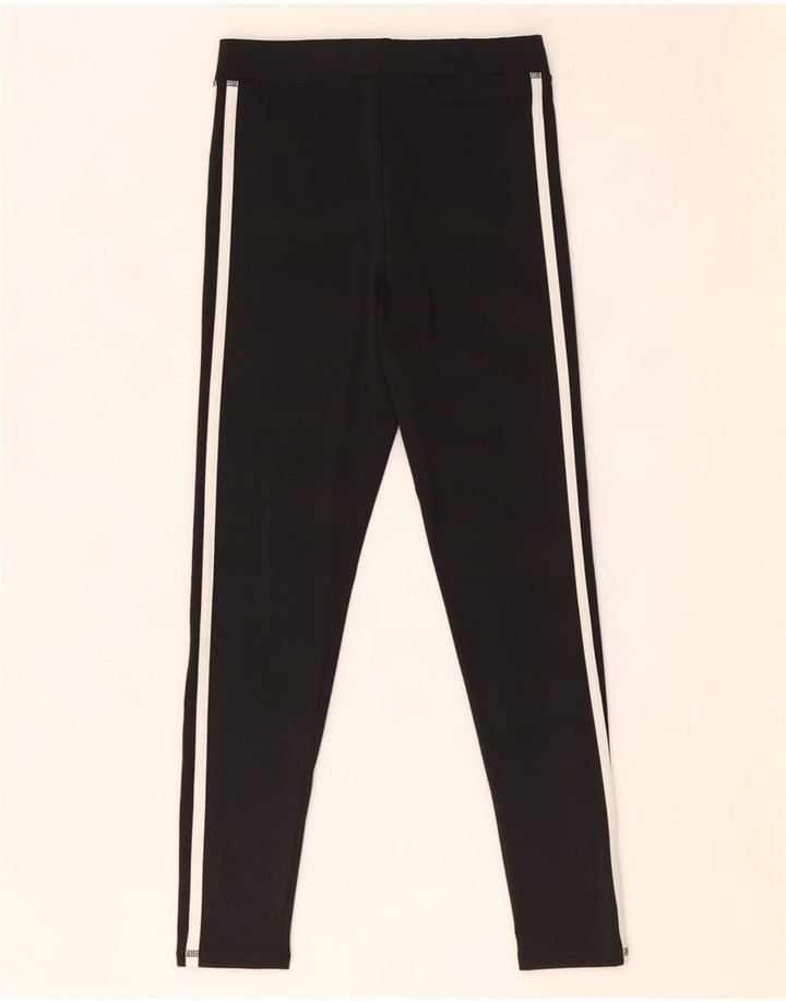 Adidas Mädchen-Leggings, 13–14 Jahre, schwarzes Polyester