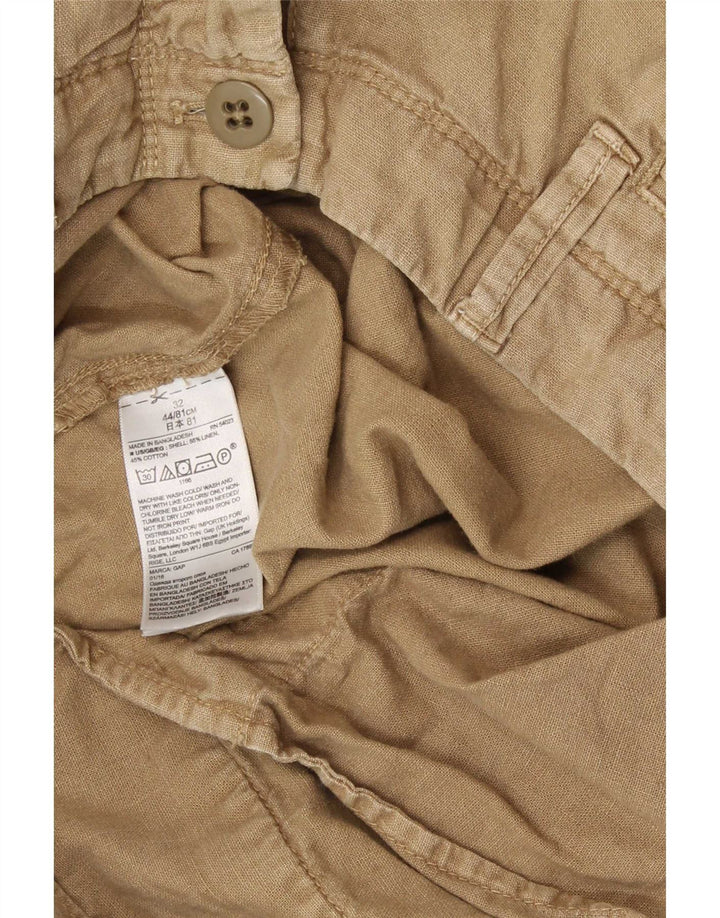 Gap Herren Chinoshorts W32 Mittelbraunes Leinen