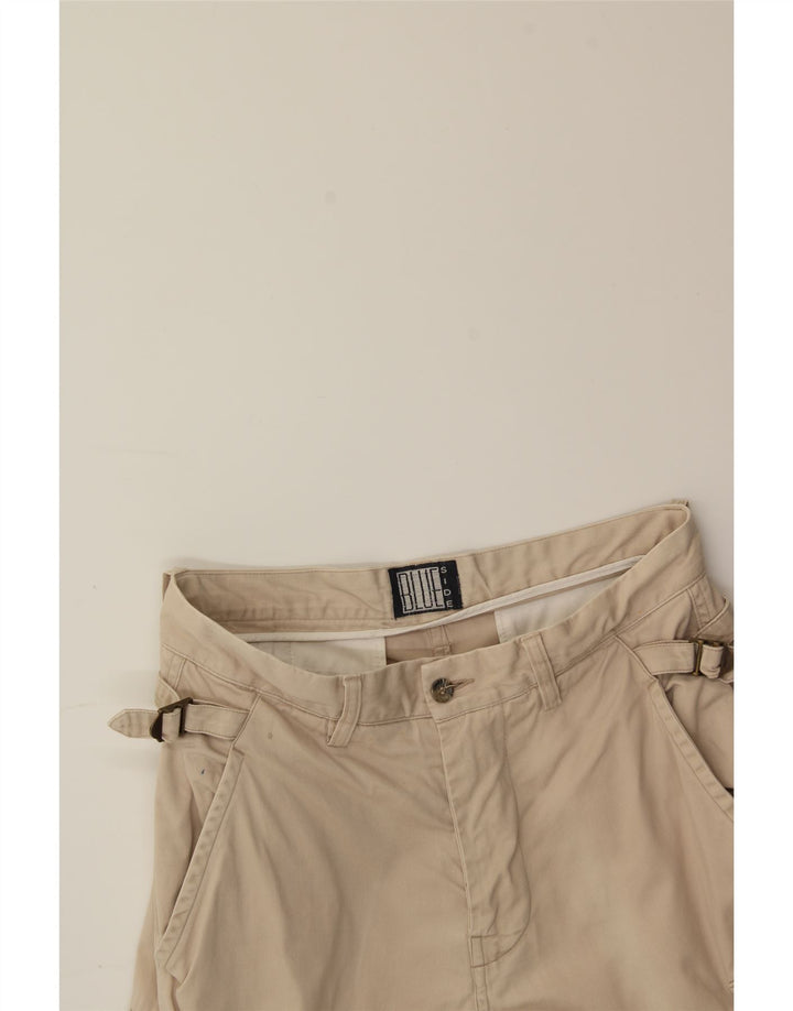 BLUE SIDE Mens Straight Cargo Trousers W30 L32 Beige Vintage Blue Side and Second-Hand Blue Side from Messina Hembry 