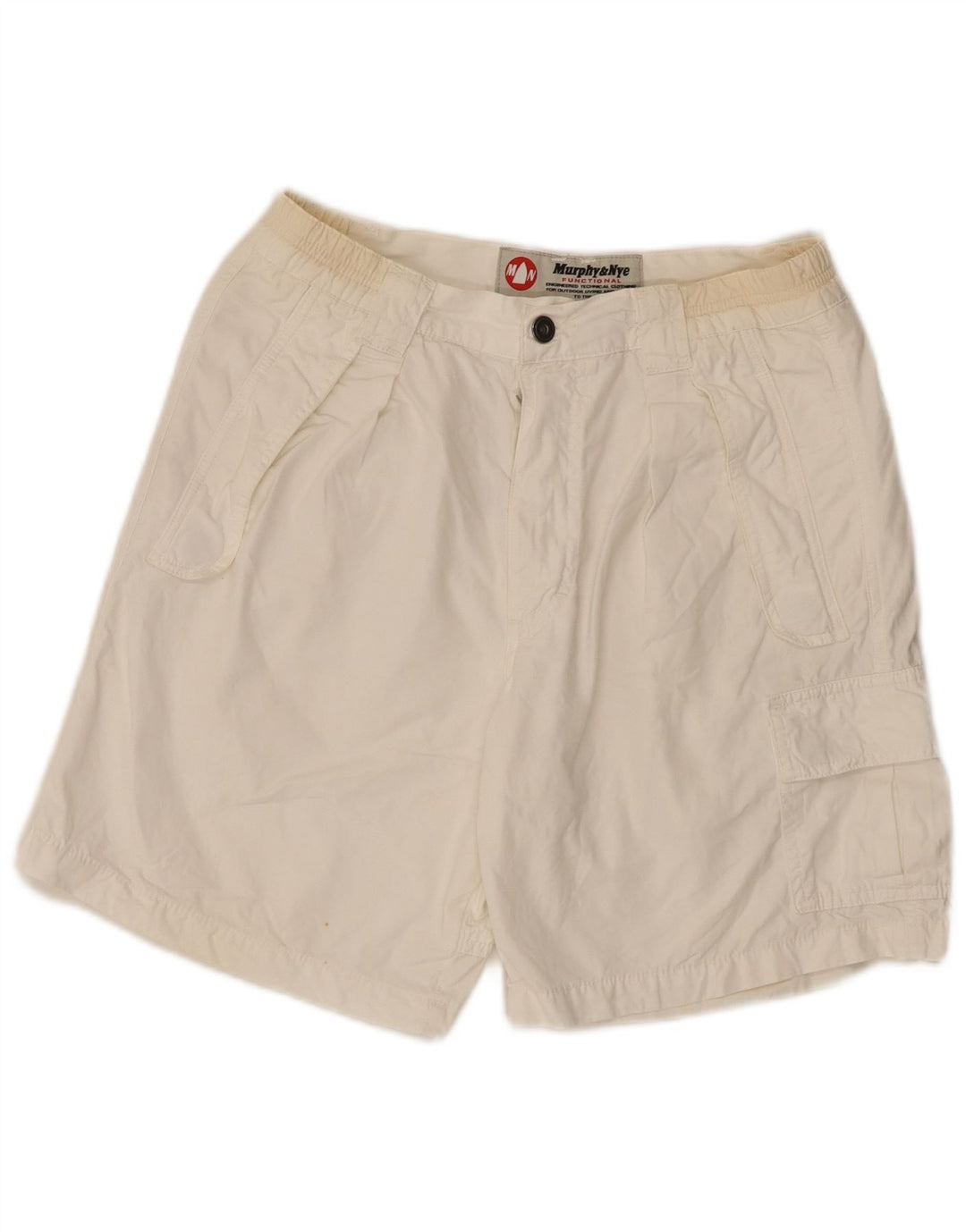Murphy & Nye Herren Chinoshorts W31 Mittelweiße Baumwolle