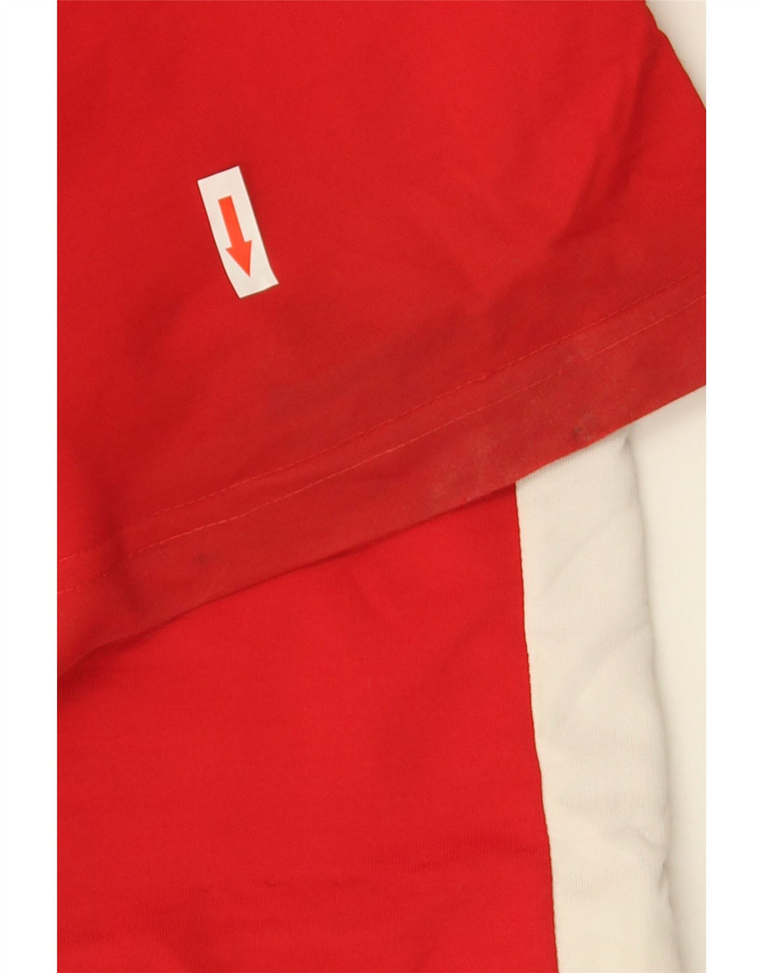 Zara Herren-Trainingshose, groß, rotes Farbblock-Polyester