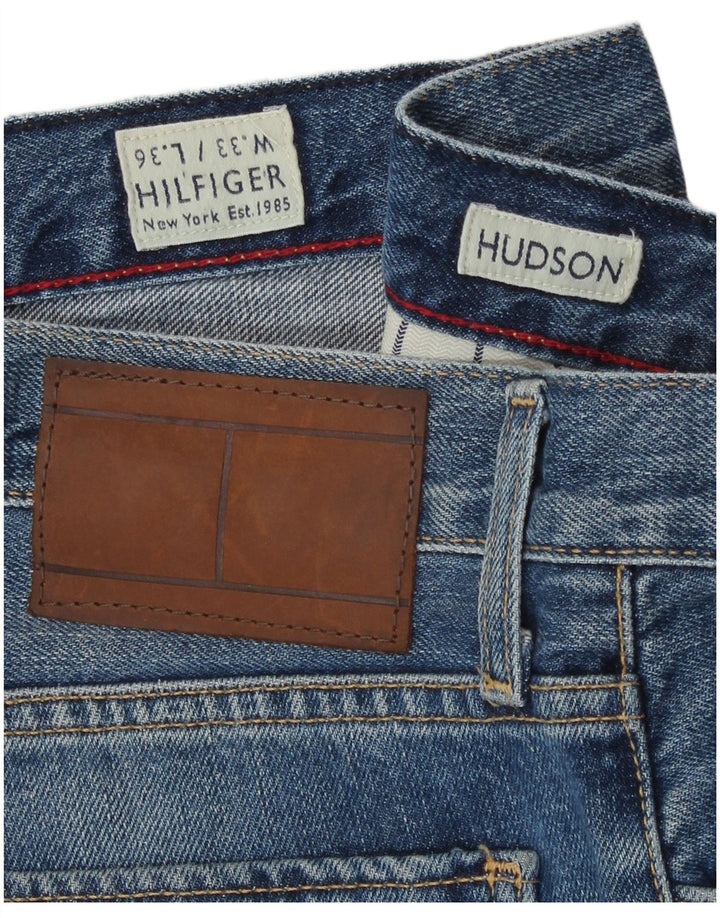 Tommy Hilfiger Herren Hudson Straight Jeans W33 L33 Blau