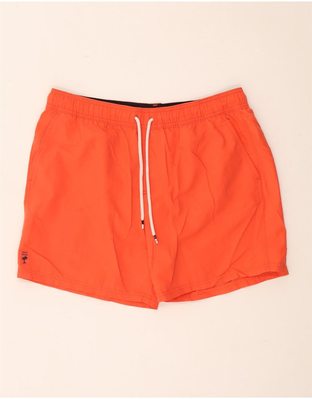 Marks & Spencer Herren-Badeshorts, groß, orange, Polyester
