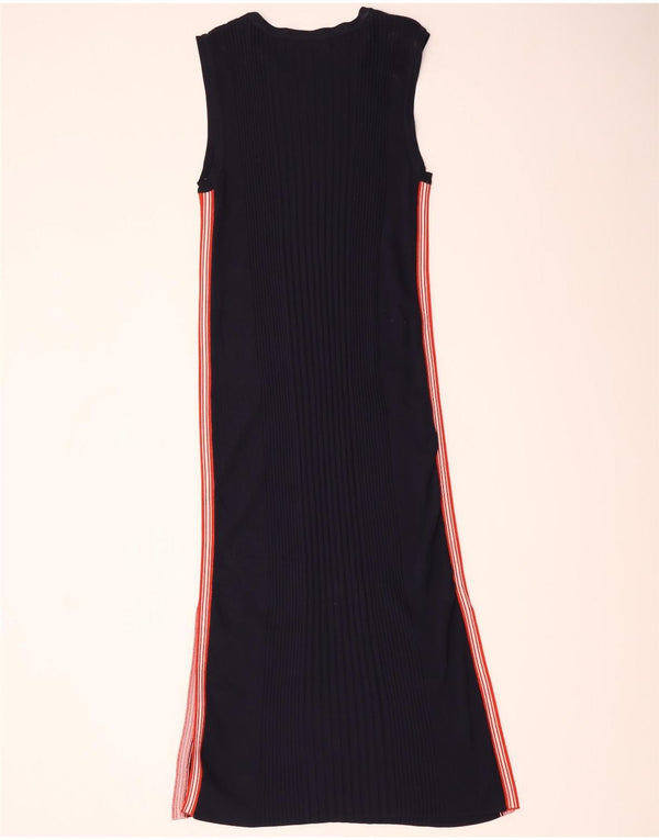 Ärmelloses Pulloverkleid für Damen von Zara, Gr. 10, Größe S, schwarz gestreift