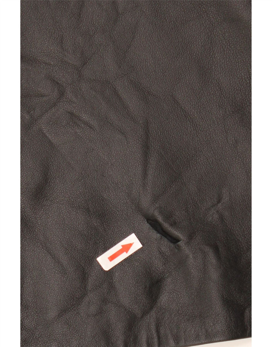 Vintage Damen Lederrock W32 Groß Schwarz
