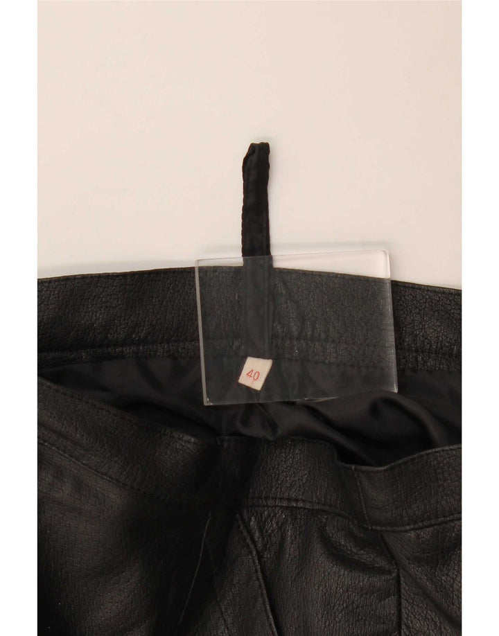 Vintage Damen gerader Rock EU 40 Medium W30 Schwarz