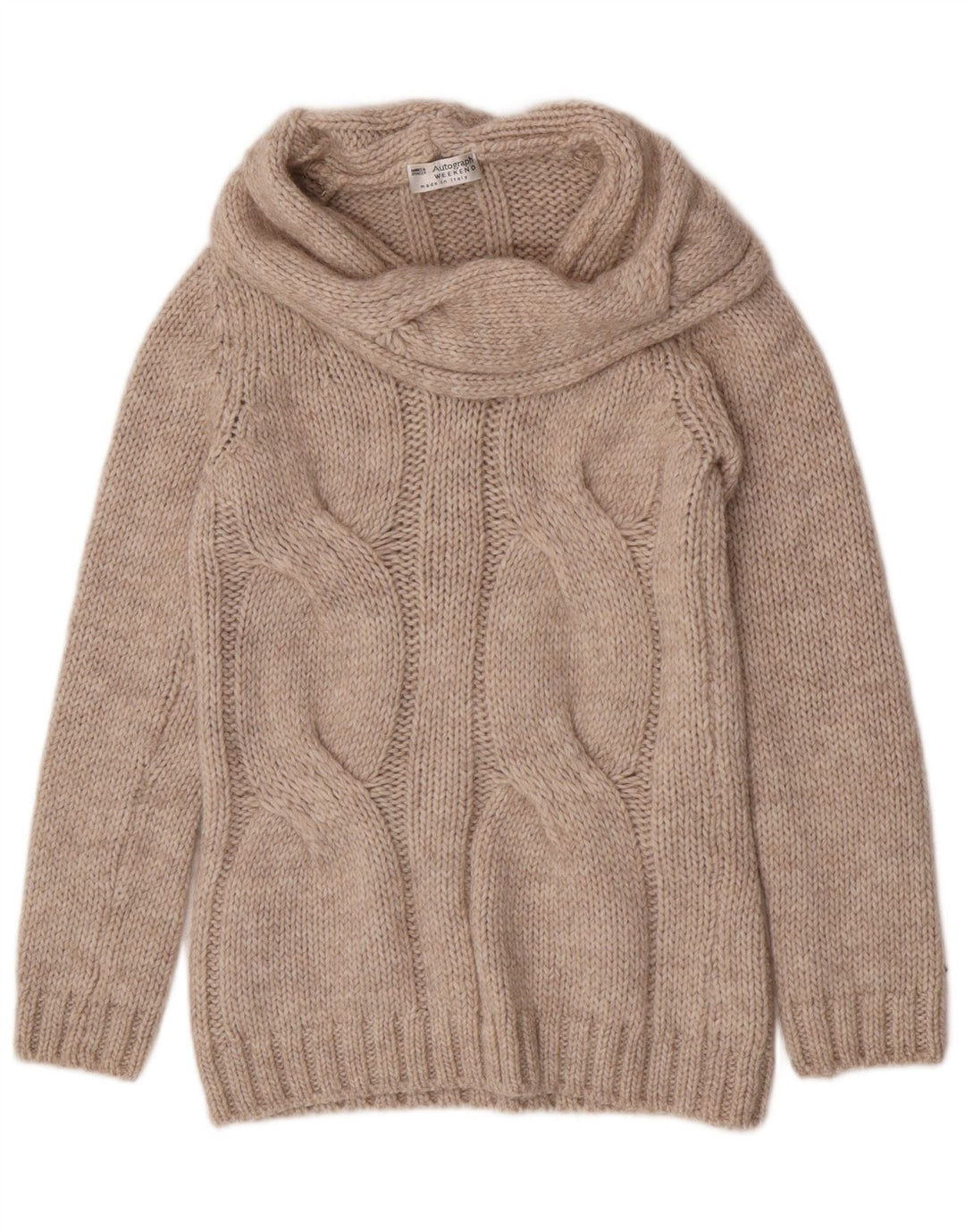 Marks & Spencer Rollkragenpullover für Damen, Größe S, Beige, Acryl
