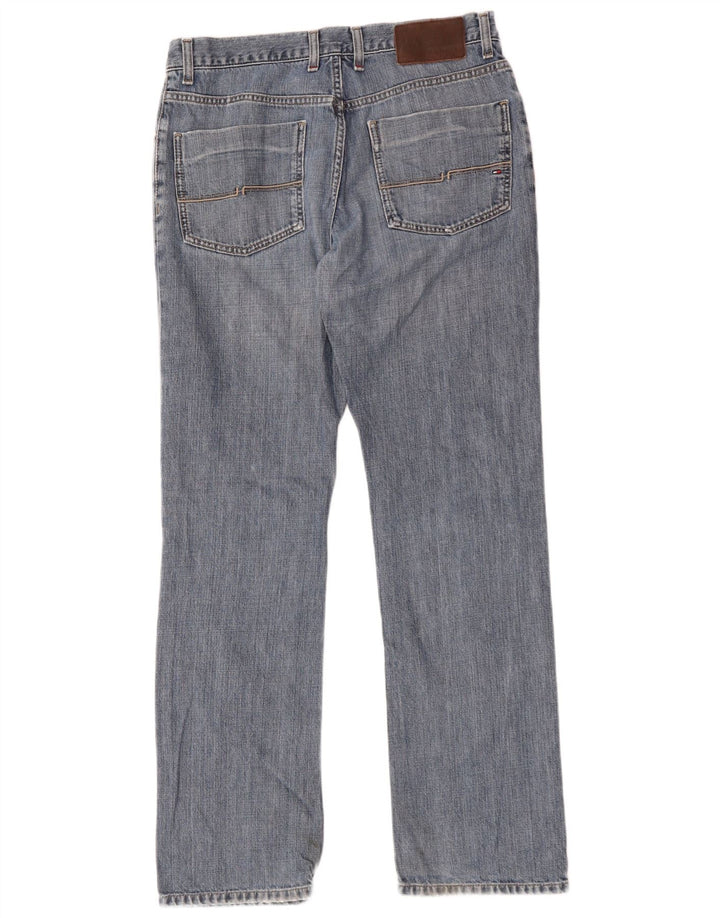 Tommy Hilfiger Herren Straight Jeans W34 L34 Blaue Baumwolle