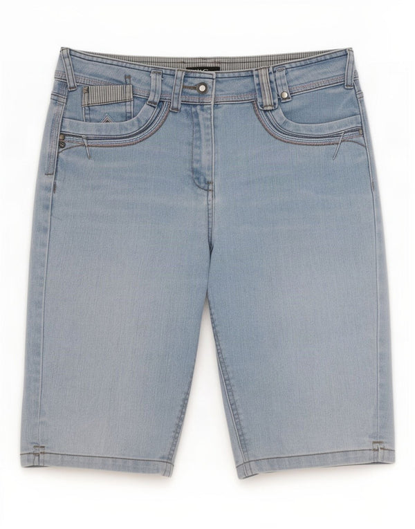 M&Co Damen Jeansshorts UK 12 Medium W30 Blaue Baumwolle