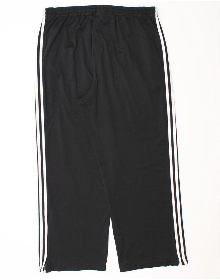 Adidas Herren-Trainingsanzug, groß, aus schwarzem Polyester